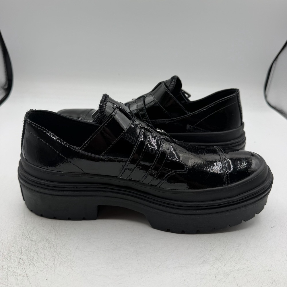 Converse Chuck Taylor Lugged Mary Jane Platform Shoes Womens Sz 8 Black Goth - Picture 7 of 11